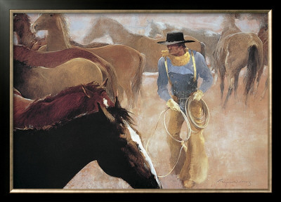 Cutting Out The Buckskin by Reginald Jones Pricing Limited Edition Print image