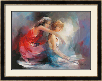 Two Girl Friends Ii by Willem Haenraets Pricing Limited Edition Print image