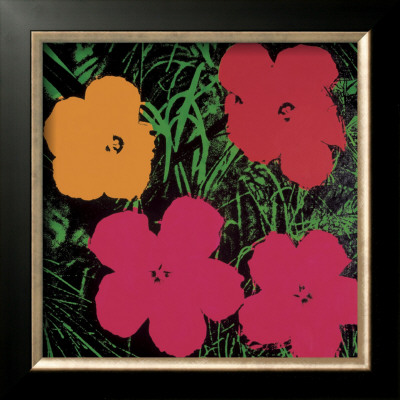 Flowers, 1964 (Red, Pink And Yellow) by Andy Warhol Pricing Limited Edition Print image
