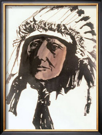 Sleeping Bear, Sioux by Leonard Baskin Pricing Limited Edition Print image
