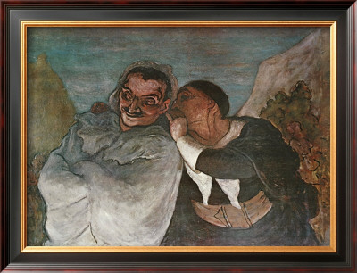 Crispin And Scapin by Honore Daumier Pricing Limited Edition Print image