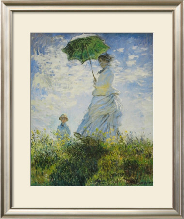 Lady With Parasol by Claude Monet Pricing Limited Edition Print image
