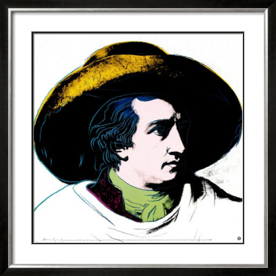 Goethe, Green And Yellow by Andy Warhol Pricing Limited Edition Print image