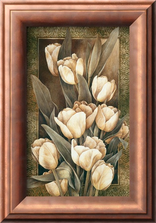 Golden Tulips by Linda Thompson Pricing Limited Edition Print image