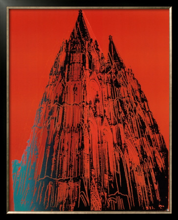 Cologne Cathedral, C.1985 (Red) by Andy Warhol Pricing Limited Edition Print image