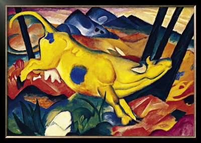 Golden Cow by Franz Marc Pricing Limited Edition Print image