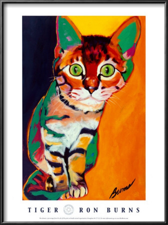 Tiger by Ron Burns Pricing Limited Edition Print image