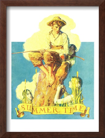 Summertime, 1933, August 5,1933 by Norman Rockwell Pricing Limited Edition Print image