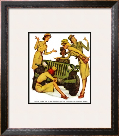 The Wonderful Life Of Wilbur The Jeep B by Norman Rockwell Pricing Limited Edition Print image