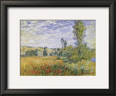 Landscape At Vetheuil by Claude Monet Pricing Limited Edition Print image