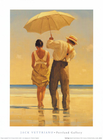 Mad Dogs (Detail) by Jack Vettriano Pricing Limited Edition Print image