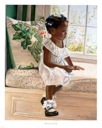 Waiting For Daddy by Merryl Jaye Pricing Limited Edition Print image