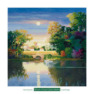 Moon Over Greenbrier by Max Hayslette Pricing Limited Edition Print image