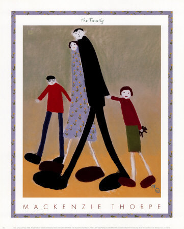 The Family by Mackenzie Thorpe Pricing Limited Edition Print image