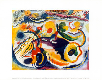 On The Theme Of The Last Judgement, 1913 by Wassily Kandinsky Pricing Limited Edition Print image