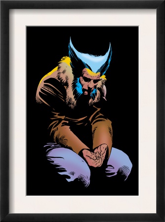 Wolverine #3 Cover: Wolverine And Logan Flying by Frank Miller Pricing Limited Edition Print image