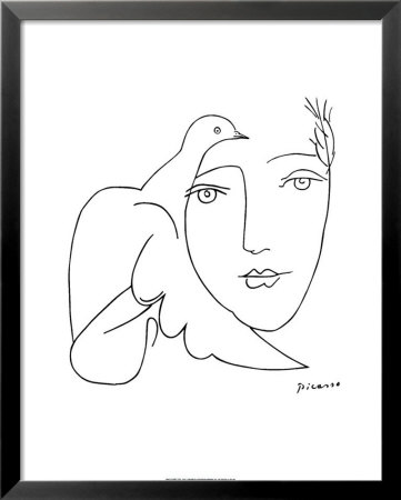 Face  Dove by Pablo Picasso Pricing Limited Edition Print image