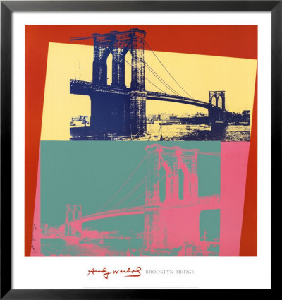 Brooklyn Bridge, 1983 by Andy Warhol Pricing Limited Edition Print image