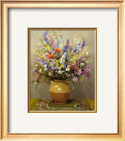 Bouquet Dans Un Vase De Gres by Marcel Dyf Pricing Limited Edition Print image
