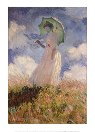 Woman With A Sunshade by Claude Monet Pricing Limited Edition Print image