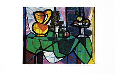 Pitcher And Bowl Of Fruit by Pablo Picasso Pricing Limited Edition Print image