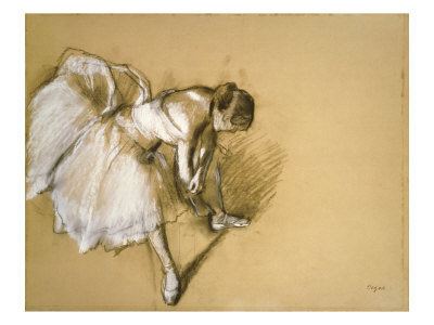 Dancer Readjusting Her Slipper by Edgar Degas Pricing Limited Edition Print image
