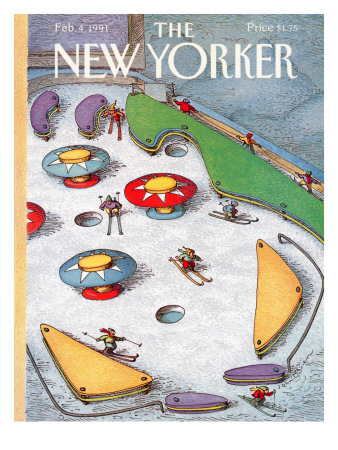 The New Yorker Cover - February 4, 1991 by John O'brien Pricing Limited Edition Print image
