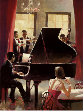 Piano Jazz by Brent Heighton Pricing Limited Edition Print image