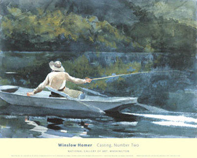 Casting, Number Two by Winslow Homer Pricing Limited Edition Print image