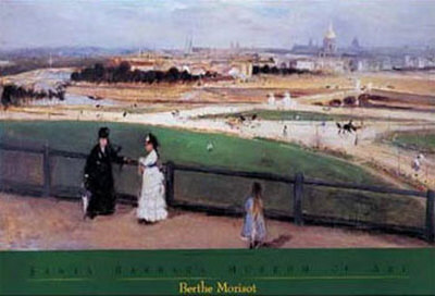 View Of Paris From The Trocadero by Berthe Morisot Pricing Limited Edition Print image