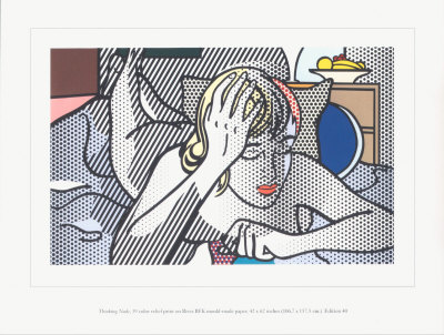 Thinking Nude by Roy Lichtenstein Pricing Limited Edition Print image