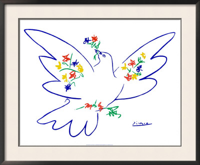 Dove Of Peace  Blue by Pablo Picasso Pricing Limited Edition Print image
