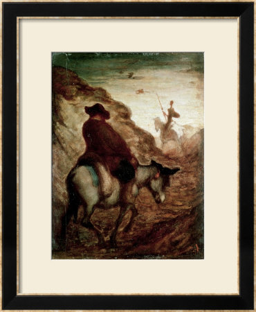 Sancho And Don Quixote by Honore Daumier Pricing Limited Edition Print image