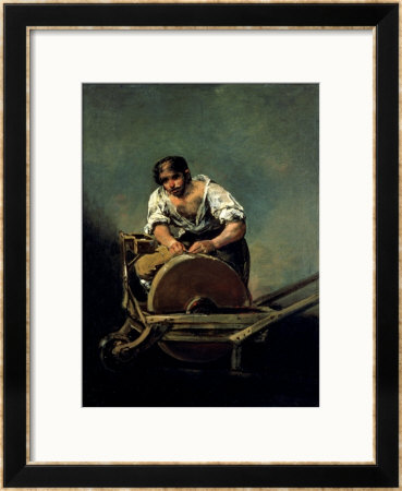 The Knife-Grinder, 1808-12 by Francisco De Goya Pricing Limited Edition Print image