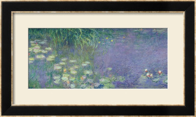 Waterlilies: Morning, 1914-18 (Left Section) by Claude Monet Pricing Limited Edition Print image