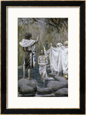 Baptism Of Jesus by James Tissot Pricing Limited Edition Print image