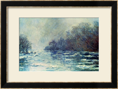 The Break Up At Vetheuil, Circa 1883 by Claude Monet Pricing Limited Edition Print image