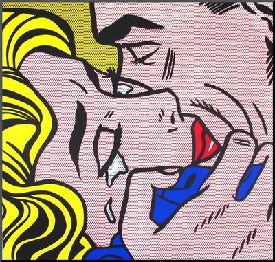 The Kiss V by Roy Lichtenstein Pricing Limited Edition Print image