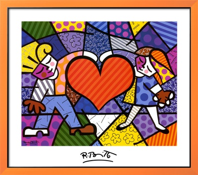 Heart Kids by Romero Britto Pricing Limited Edition Print image