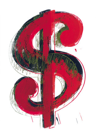 Dollar Sign, C.1981 by Andy Warhol Pricing Limited Edition Print image