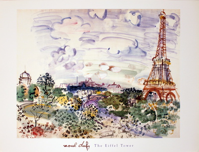 The Eiffel Tower by Raoul Dufy Pricing Limited Edition Print image