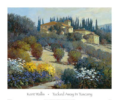 Tucked Away In Tuscany by Kent Wallis Pricing Limited Edition Print image