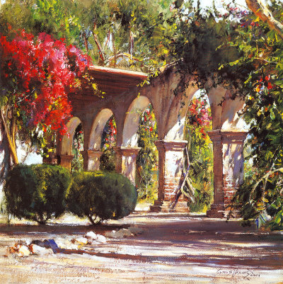 Sunlit Archway by Cyrus Afsary Pricing Limited Edition Print image