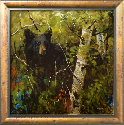There's A Bear In There! by Mary Roberson Pricing Limited Edition Print image