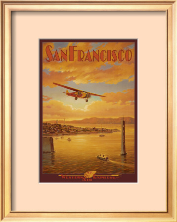 Western Air Express, San Francisco, California by Kerne Erickson Pricing Limited Edition Print image