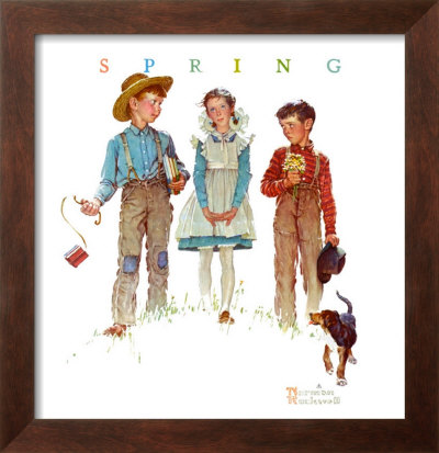 Young Man's Fancy by Norman Rockwell Pricing Limited Edition Print image