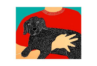 Dogs Can Heal A Broken Heart by Stephen Huneck Pricing Limited Edition Print image