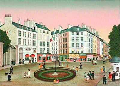 Paris, Place Beauvau by Ledan Fanch Pricing Limited Edition Print image