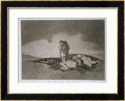 There Is No-One To Help Them, Plate 60 Of The Disasters Of War, 1810-14, Published 1863 by Francisco De Goya Pricing Limited Edition Print image