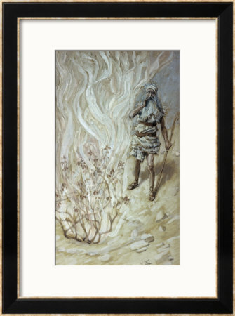 Moses And The Burning Bush by James Tissot Pricing Limited Edition Print image